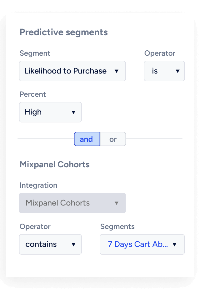 Insider's audience segmentation for personalized customer experience