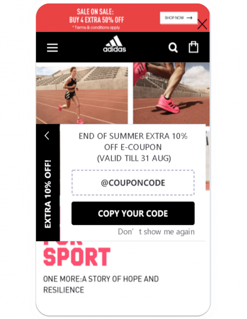 Insider Adidas promo coupon code