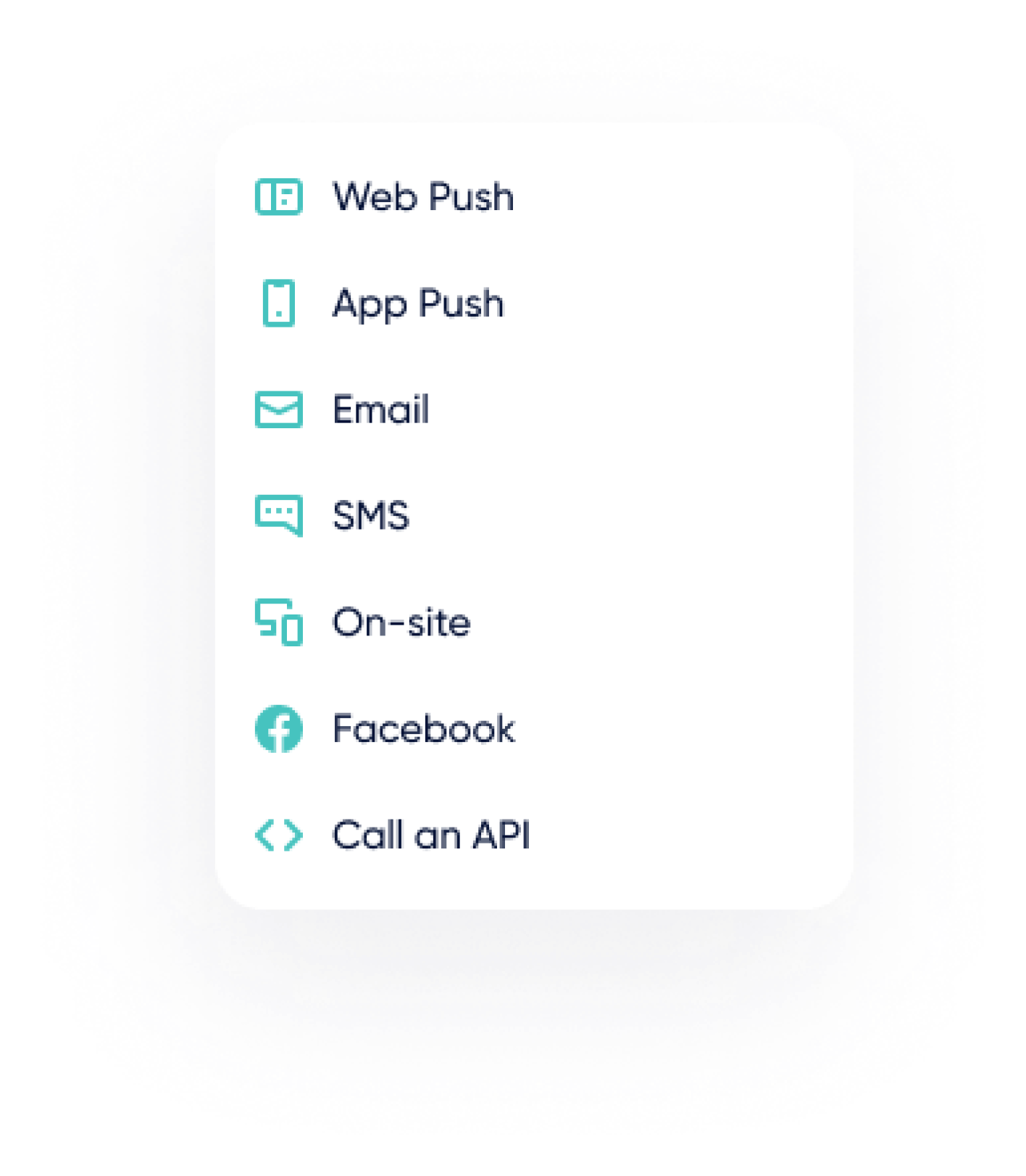 Cross-channel experiences on web, app, email, SMS, WhatsApp, and more for customer engagement and retention