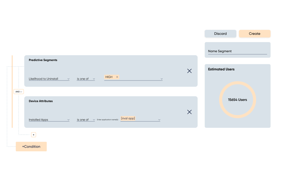 Insider’s intuitive market segmentation software makes it easy to get new campaigns set up in minutes—not hours or even days.