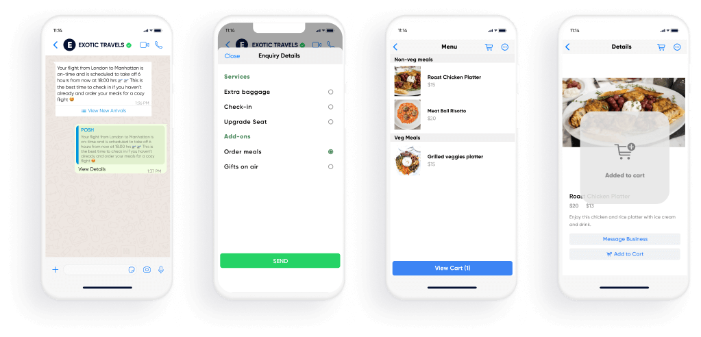 WhatsApp Marketing avec Insider - Cross-selling